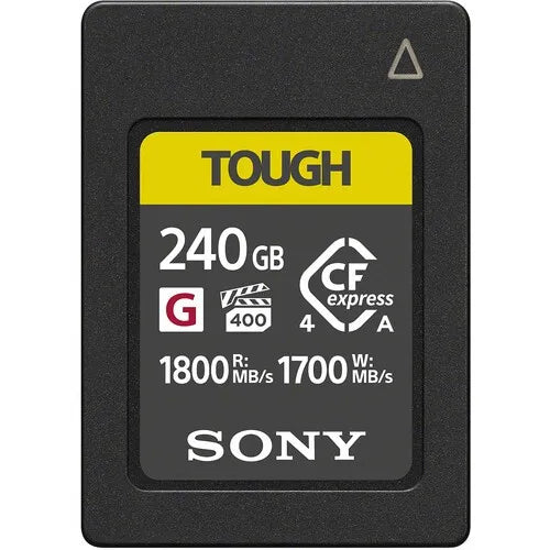 Sony 240GB CFexpress Type A Tough Memory Card (Read:1800MB/s / Write:1700MB/s) - Sony - VisionSounds South Africa