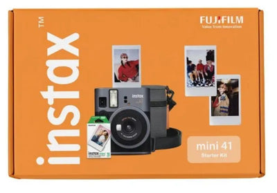 Fujifilm Instax Mini 41 Starter Kit (Black/Grey) (KIT3) - Fujifilm - VisionSounds South Africa
