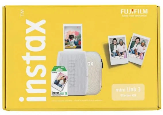 Fujifilm Instax Mini Link 3 Starter Kit (White) (KIT3) - Fujifilm - VisionSounds South Africa