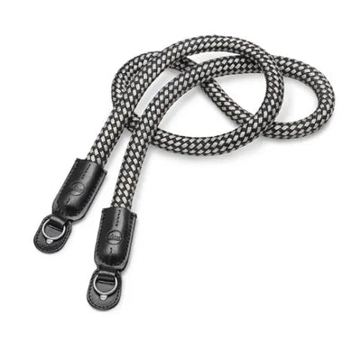 Leica Round Braided Rayon Carrying Strap (Black and White) - Leica - VisionSounds South Africa