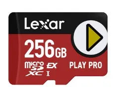 Lexar PLAY PRO microSDXC Express 256GB Memory Card - Lexar - VisionSounds South Africa