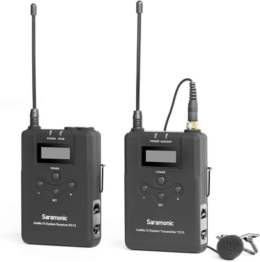 Saramonic UwMic15 RX15 + TX15 UHF Wireless Lavalier System (Used) - Saramonic - VisionSounds South Africa