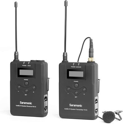 Saramonic UwMic15 RX15 + TX15 UHF Wireless Lavalier System (Used) - Saramonic - VisionSounds South Africa