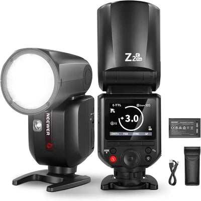 Neewer Z2PROC TTL Round Head Speedlight Flash For Canon - Neewer - VisionSounds South Africa
