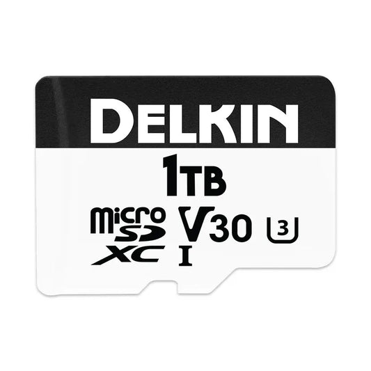 Delkin Devices Drone (MSD) 1TB UHS-I (V30) microSD Memory Cards (195 MB/s Read, 160 MB/s Write) - Delkin - VisionSounds South Africa