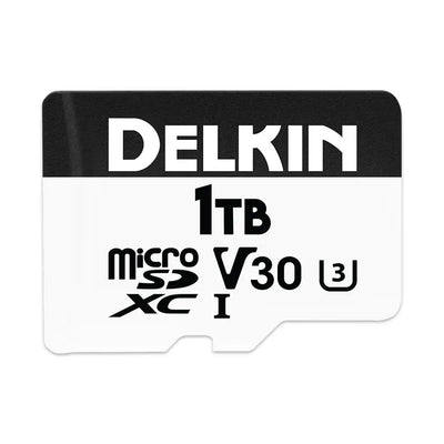 Delkin Devices Drone (MSD) 1TB UHS-I (V30) microSD Memory Cards (195 MB/s Read, 160 MB/s Write) - Delkin - VisionSounds South Africa