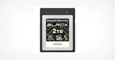 Delkin Devices Black 2TB VPG400 CFexpress Type B 4.0  Memory Card (3630 MB/s Read, 3130 MB/s Write) - Delkin - VisionSounds South Africa