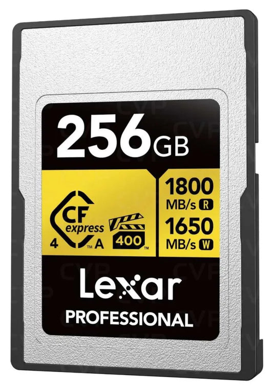 Lexar 256GB Professional CFexpress Type A Card GOLD Series - Lexar - VisionSounds South Africa