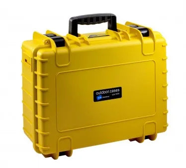 B&W Outdoor Case Type 5000 With Dividers (Yellow) - B&W - VisionSounds South Africa