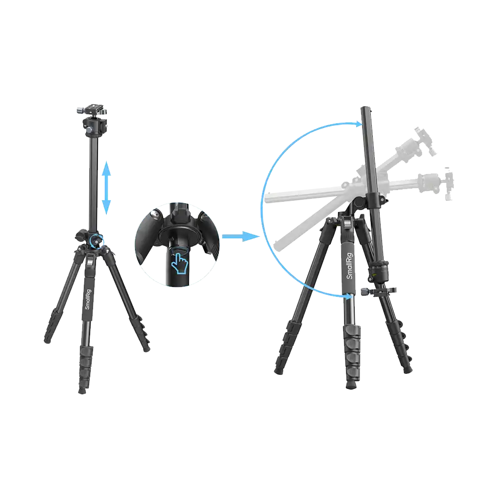 SmallRig CT25 Professional Overhead Aluminum Alloy Tripod