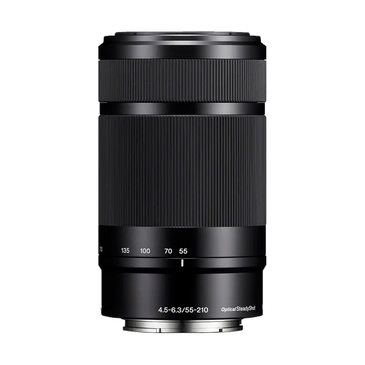 Sony E 55-210mm f/4.5-6.3 OSS Lens - Black (E Mount)