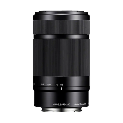 Sony E 55-210mm f/4.5-6.3 OSS Lens - Black (E Mount)