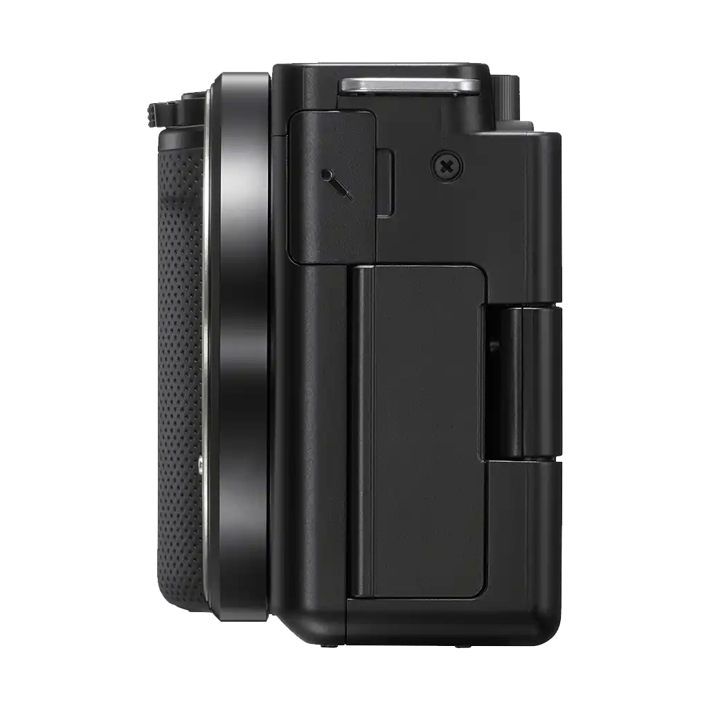 Sony ZV-E10 Mirrorless Camera with 16-50mm and 55-210mm Lens + Sony Shoulder Bag and 32GB SD Card (Black)