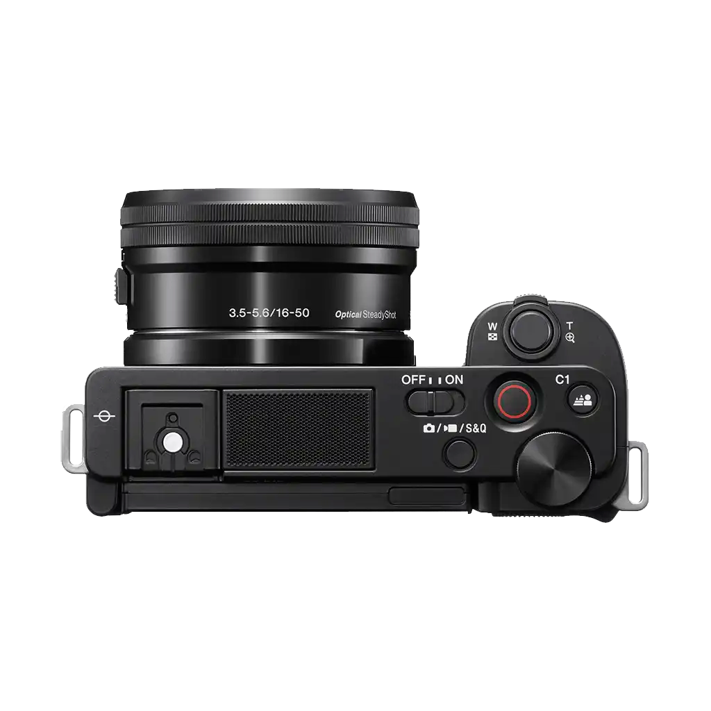 Sony ZV-E10 Mirrorless Camera with 16-50mm and 55-210mm Lens + Sony Shoulder Bag and 32GB SD Card (Black)