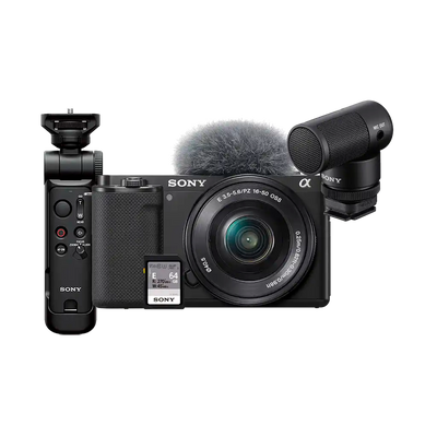 Sony ZV-E10 Mirrorless Camera with 16-50mm Lens Creator Kit