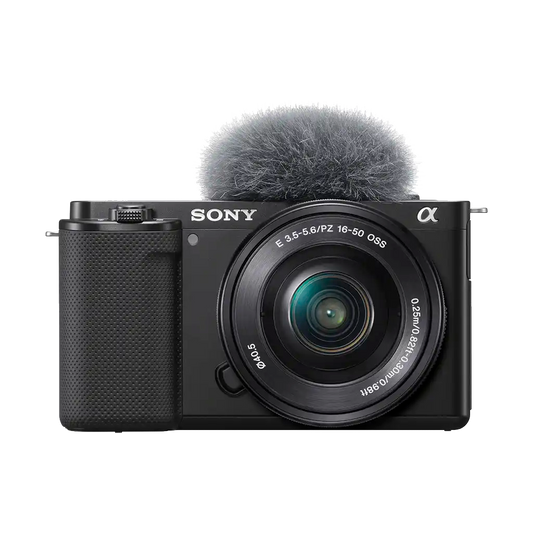 Sony ZV-E10 Mirrorless Camera with 16-50mm Lens (Black)