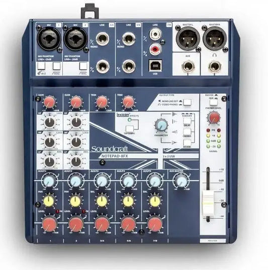 SoundCraft Notepad 8FX - Soundcraft - VisionSounds South Africa