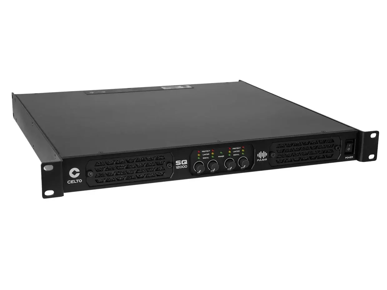 Celto Acoustique SQ12000 12000W 4-Channel Power Amplifier