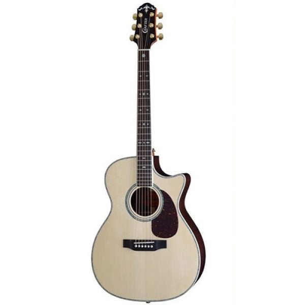 Crafter TC 035E OM body Acoustic Electric Guitar detail image 4