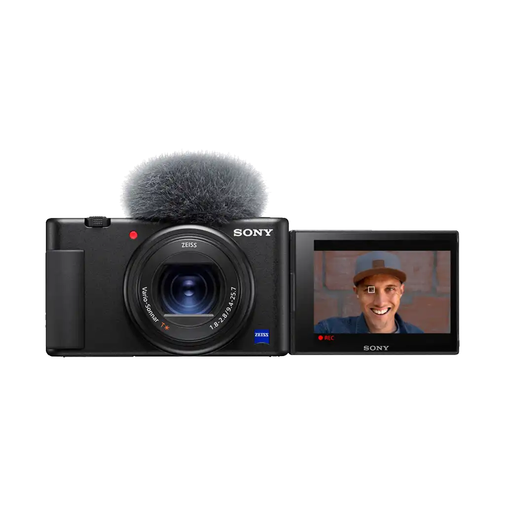 Sony ZV-1 Digital Camera with Sony Shoulder Bag and 32GB SD Card (Black)