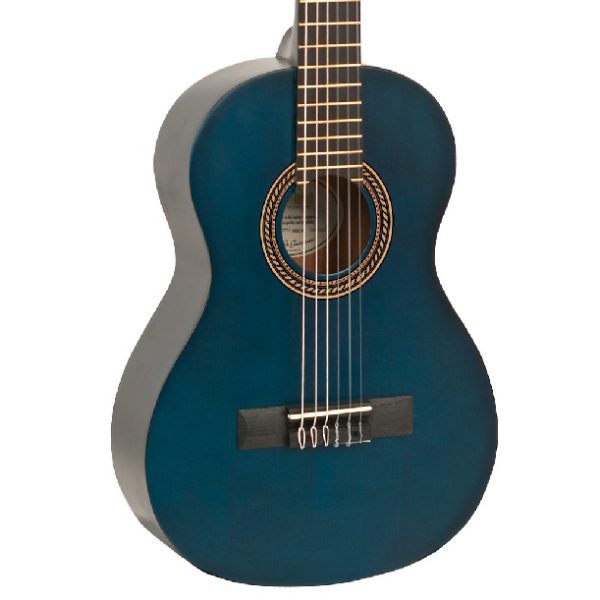 Valencia 1/2 Classical Guitar - Transparent Blue detail image 3