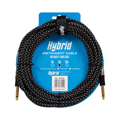 Hybrid Jack-Jack Black 6M Woven Instrument - Hybrid - VisionSounds South Africa