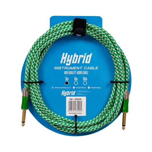 Hybrid Jack-Jack Green 3M Woven Instrument - Hybrid - VisionSounds South Africa
