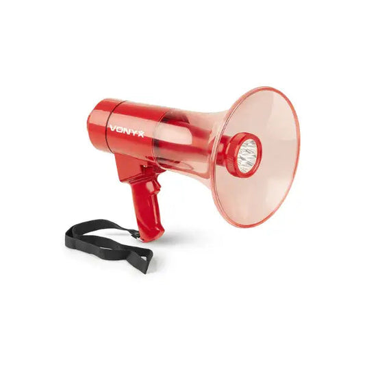 VONYX MEG050IP MEGAPHONE 50W WITH RECORD SIREN USB BT IPX4 - VONYX - VisionSounds South Africa