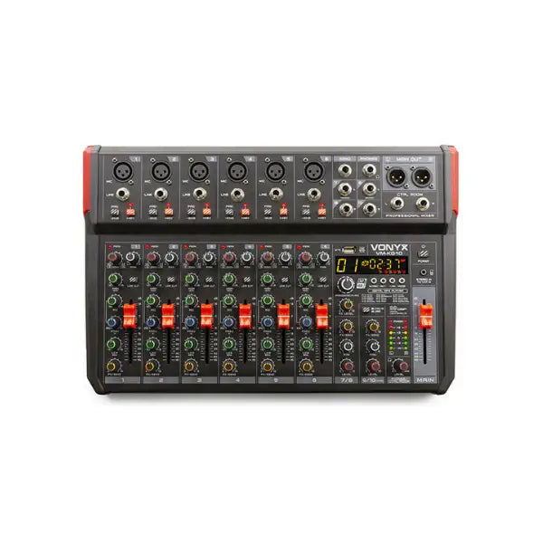 VONYX – VM-KG10 10CH MUSIC MIXER BT/MP3/USB/DSP RECORD - VONYX - VisionSounds South Africa